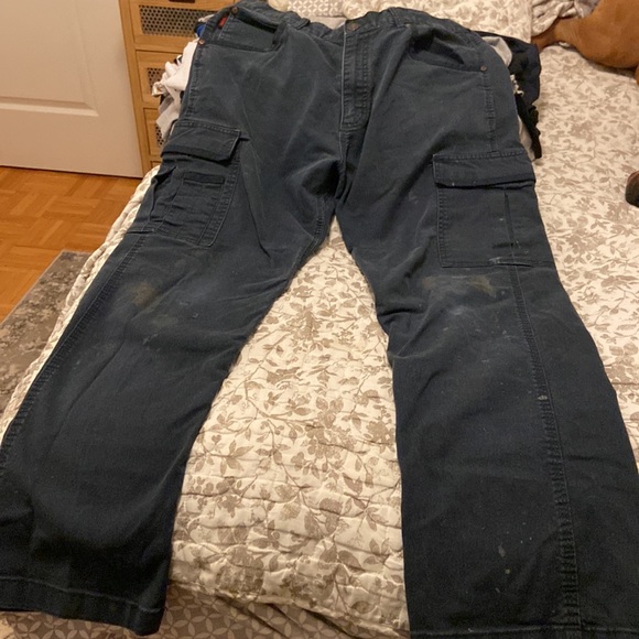 Tough Duck Men’s Navy Work Pants 36W x 32L - Picture 4 of 10